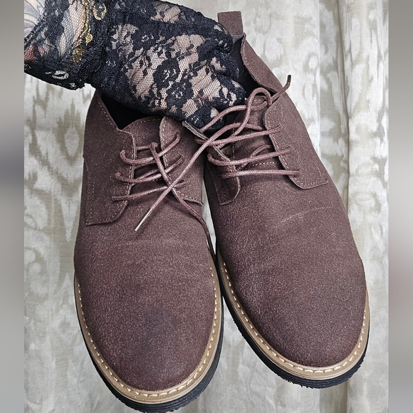 Suede Brown Semi-dress shoes - Picture 2 of 7